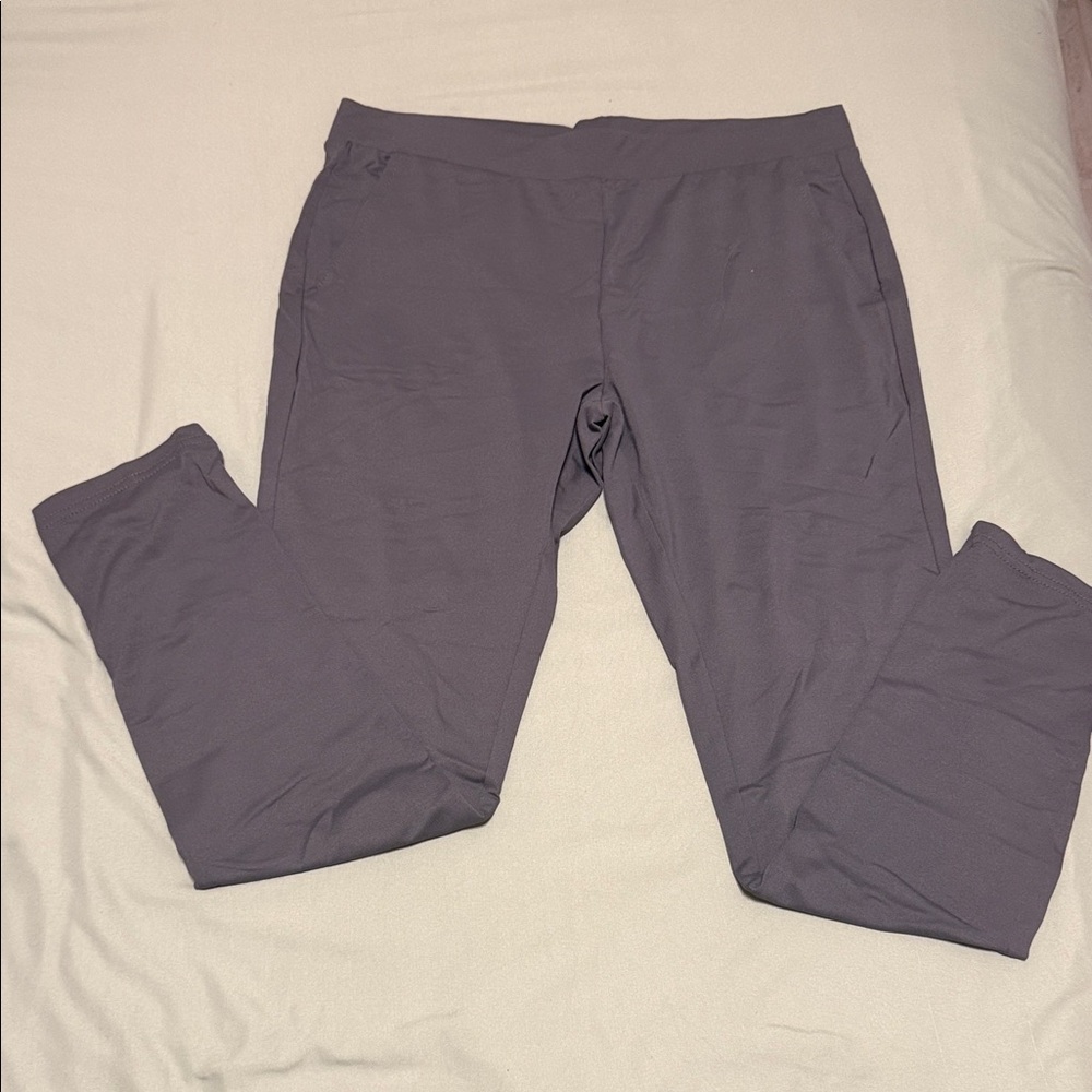 Gray Casual Pants